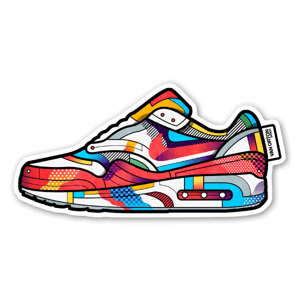 Airmax vivid sneaker sticker