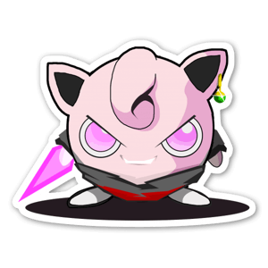 Pegatina de Jigglypuff disfrazado.