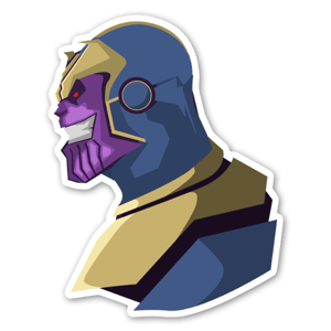 Pegatina de Thanos, de Marvel.