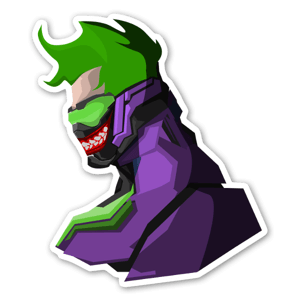 Dibujo del Joker diseñado por Bosslogic.