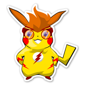 Una mezcla entre Pikachu y Wally.