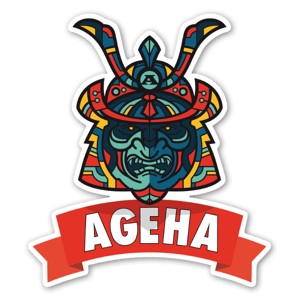 Pegatina de Ageha.