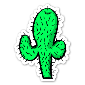 Pegatina de un cactus