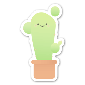 Cactus con sonrisa