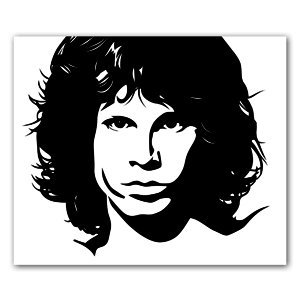 Pegatina de Jim Morrison