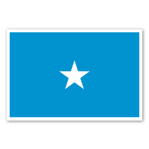 Pegatinas con la bandera de Somalia