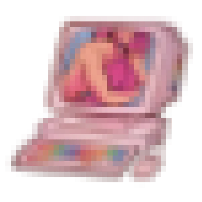 Vista previa difuminada de una pegatina NSFW de un ordenador retro de @instagooey para The Dirty Drop